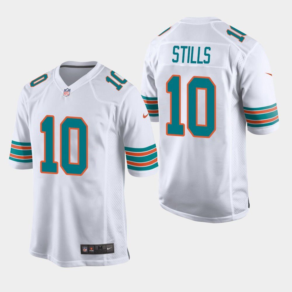 Men Miami Dolphins #10 Kenny Stills Nike White Game Player NFL Jersey